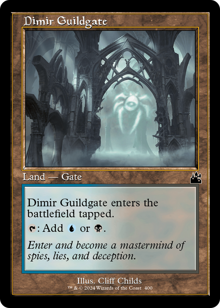 Dimir Guildgate (Retro Frame) [Ravnica Remastered] | Fandemonia Ltd