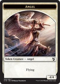 Angel // Soldier Double-sided Token [Commander 2018 Tokens] | Fandemonia Ltd