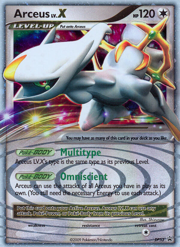 Arceus Lv.X (DP53) [Diamond & Pearl: Black Star Promos] | Fandemonia Ltd