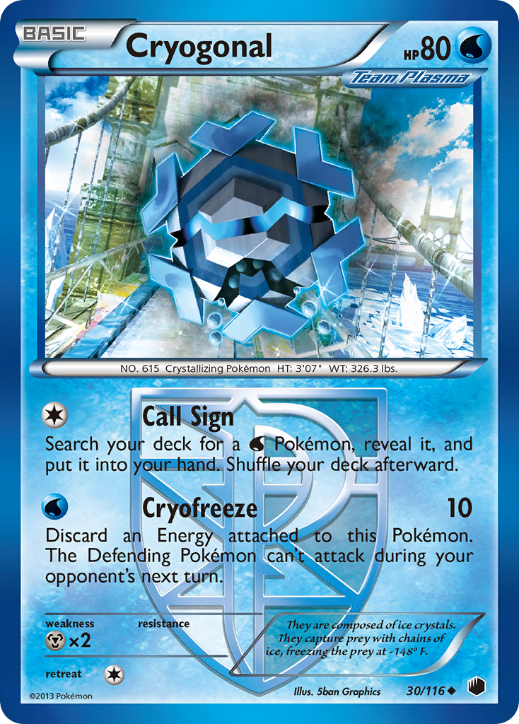 Cryogonal (30/116) [Black & White: Plasma Freeze] | Fandemonia Ltd