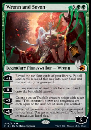 Wrenn and Seven (Promo Pack) [Innistrad: Midnight Hunt Promos] | Fandemonia Ltd