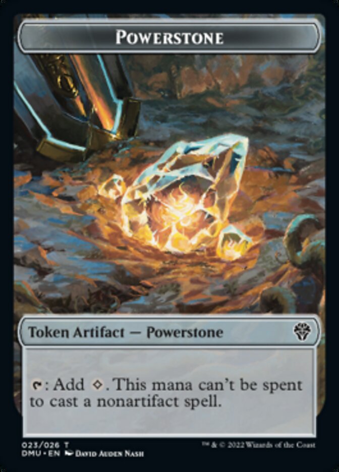 Powerstone Token [Dominaria United Tokens] | Fandemonia Ltd