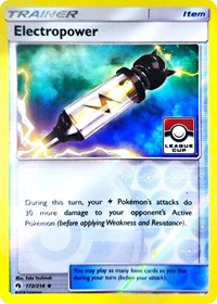 Electropower (172/214) (League Promo) [Sun & Moon: Lost Thunder] | Fandemonia Ltd