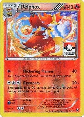 Delphox (13/124) (League Promo) [XY: Fates Collide] | Fandemonia Ltd