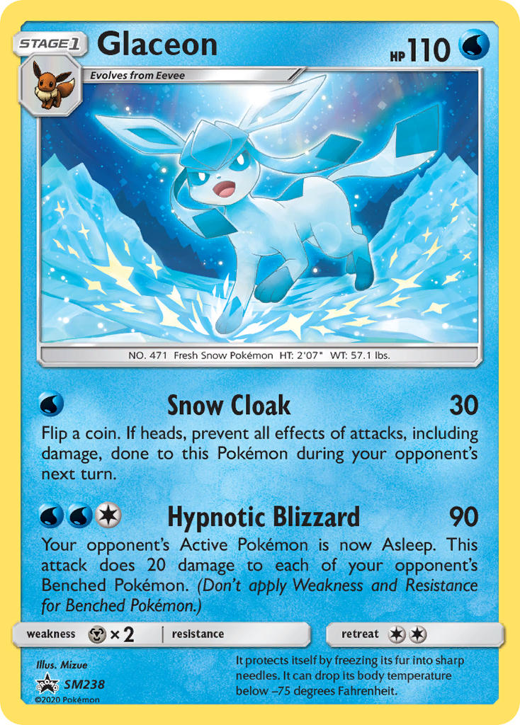 Glaceon (SM238) [Sun & Moon: Black Star Promos] | Fandemonia Ltd