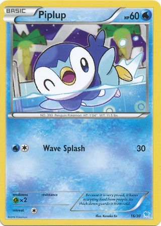 Piplup (16/30) [XY: Trainer Kit 3 - Suicune] | Fandemonia Ltd