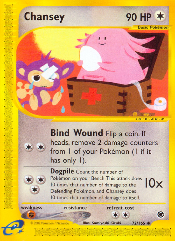 Chansey (72/165) [Expedition: Base Set] | Fandemonia Ltd