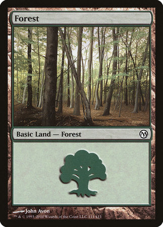 Forest (111) [Duels of the Planeswalkers] | Fandemonia Ltd