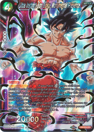 Ultra Instinct Son Goku, Monumental Presence [DB2-002] | Fandemonia Ltd