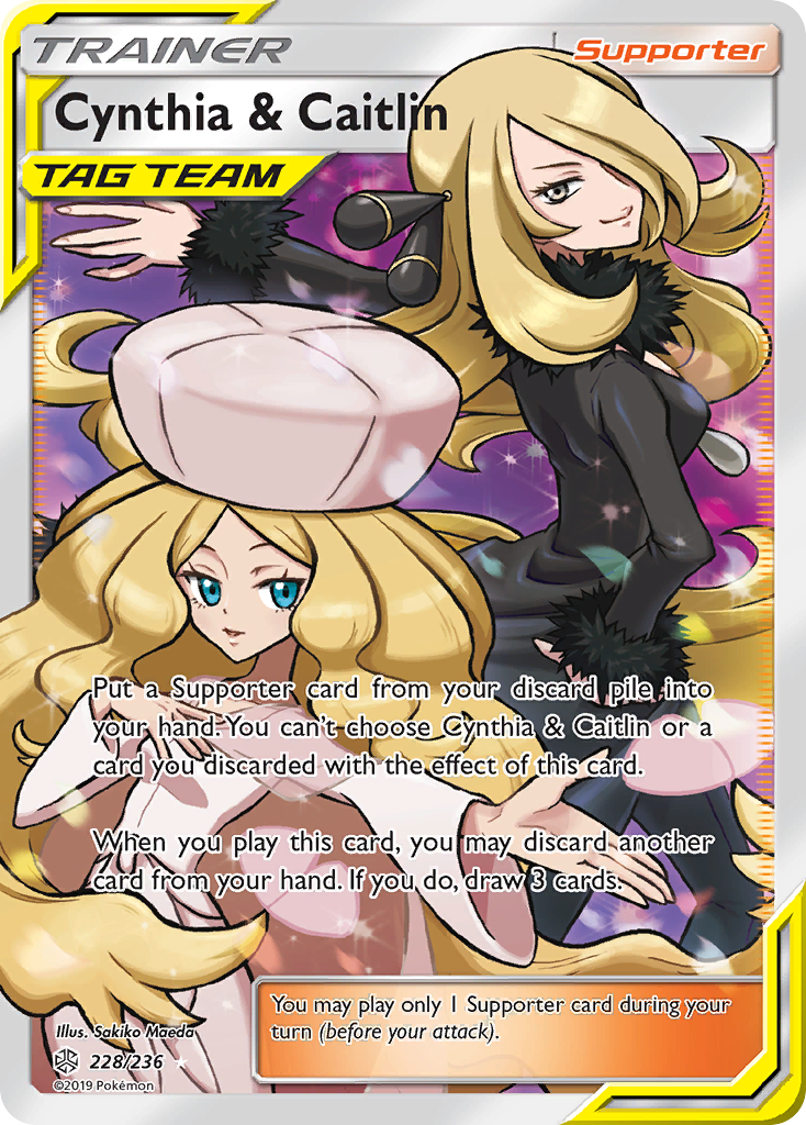 Cynthia & Caitlin (228/236) [Sun & Moon: Cosmic Eclipse] | Fandemonia Ltd