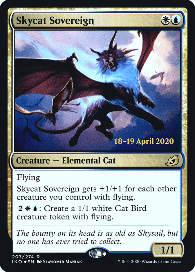 Skycat Sovereign  [Ikoria: Lair of Behemoths Prerelease Promos] | Fandemonia Ltd