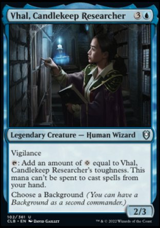 Vhal, Candlekeep Researcher [Commander Legends: Battle for Baldur's Gate] | Fandemonia Ltd