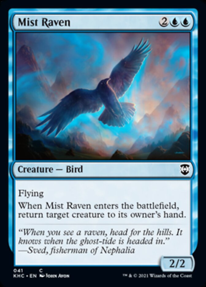 Mist Raven [Kaldheim Commander] | Fandemonia Ltd