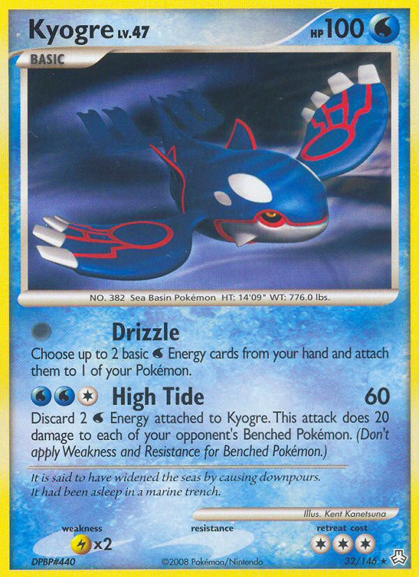 Kyogre (32/146) [Diamond & Pearl: Legends Awakened] | Fandemonia Ltd