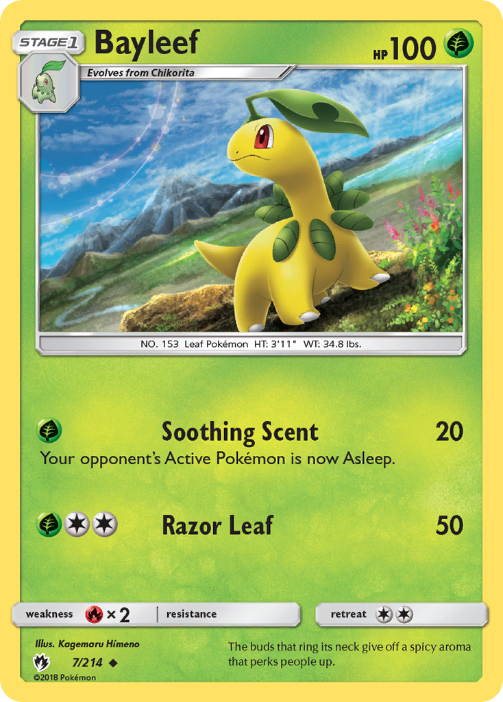 Bayleef (7/214) [Sun & Moon: Lost Thunder] | Fandemonia Ltd