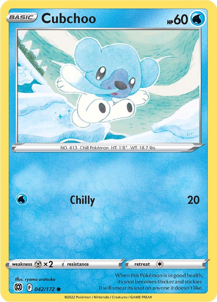 Cubchoo (042/172) [Sword & Shield: Brilliant Stars] | Fandemonia Ltd