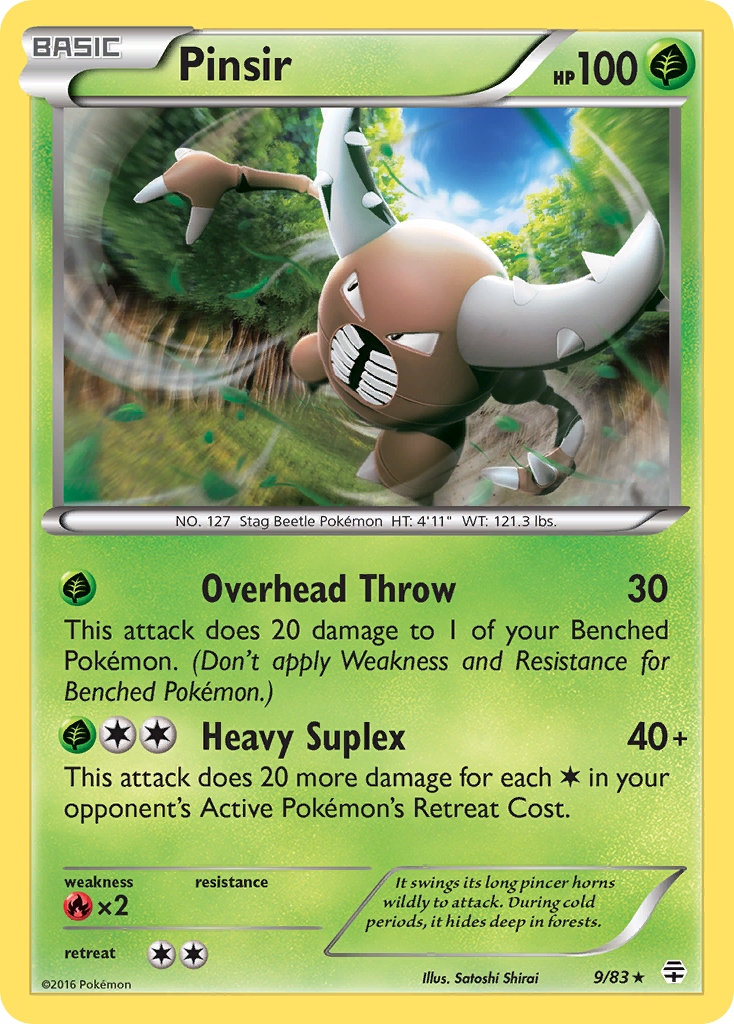 Pinsir (9/83) [XY: Generations] | Fandemonia Ltd