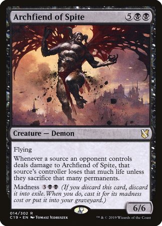 Archfiend of Spite [Commander 2019] | Fandemonia Ltd