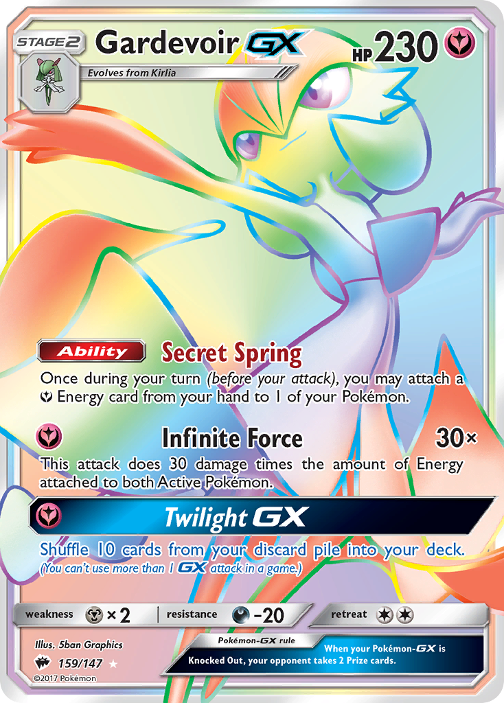 Gardevoir GX (159/147) [Sun & Moon: Burning Shadows] | Fandemonia Ltd