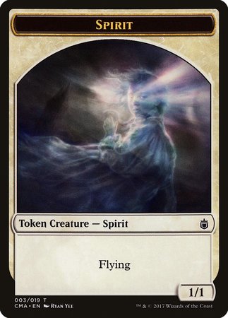 Spirit Token (003) [Commander Anthology Tokens] | Fandemonia Ltd