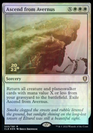 Ascend from Avernus [Commander Legends: Battle for Baldur's Gate Prerelease Promos] | Fandemonia Ltd