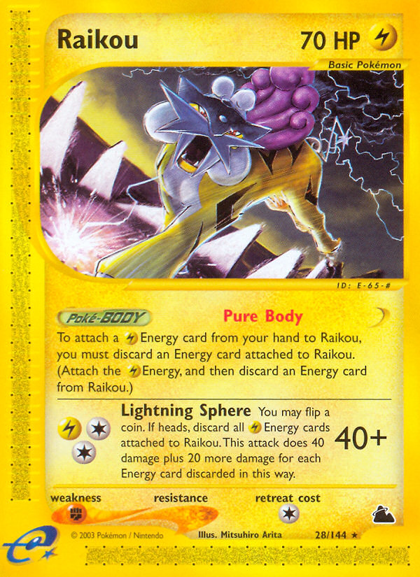 Raikou (28/144) [Skyridge] | Fandemonia Ltd