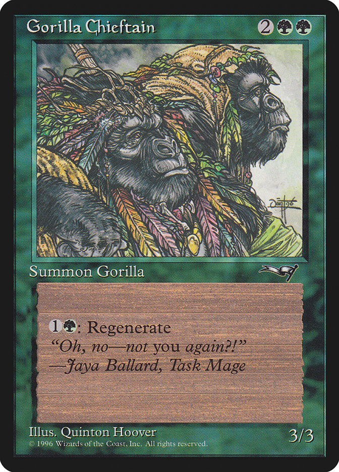 Gorilla Chieftain (Two Gorilla Art) [Alliances] | Fandemonia Ltd
