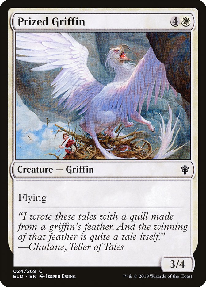 Prized Griffin [Throne of Eldraine] | Fandemonia Ltd