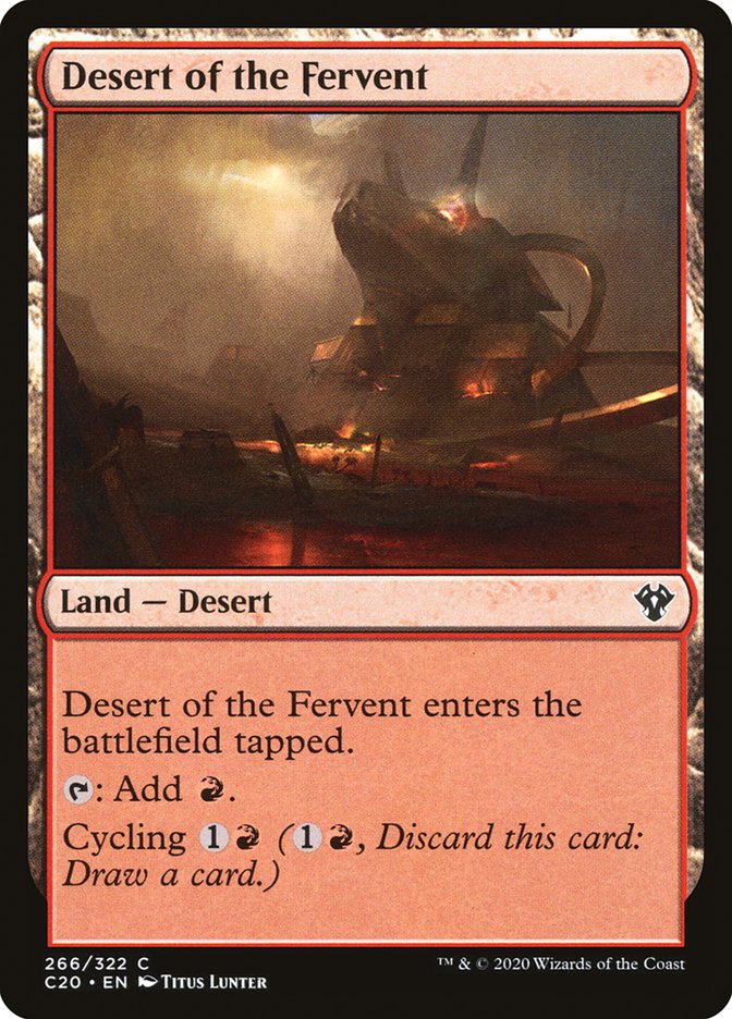 Desert of the Fervent [Commander 2020] | Fandemonia Ltd