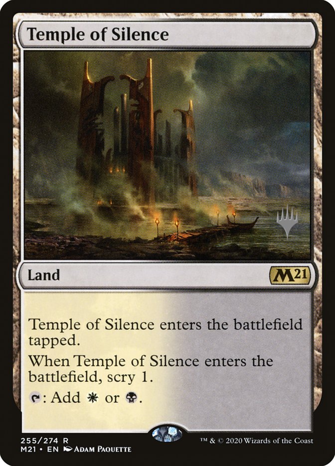 Temple of Silence (Promo Pack) [Core Set 2021 Promos] | Fandemonia Ltd