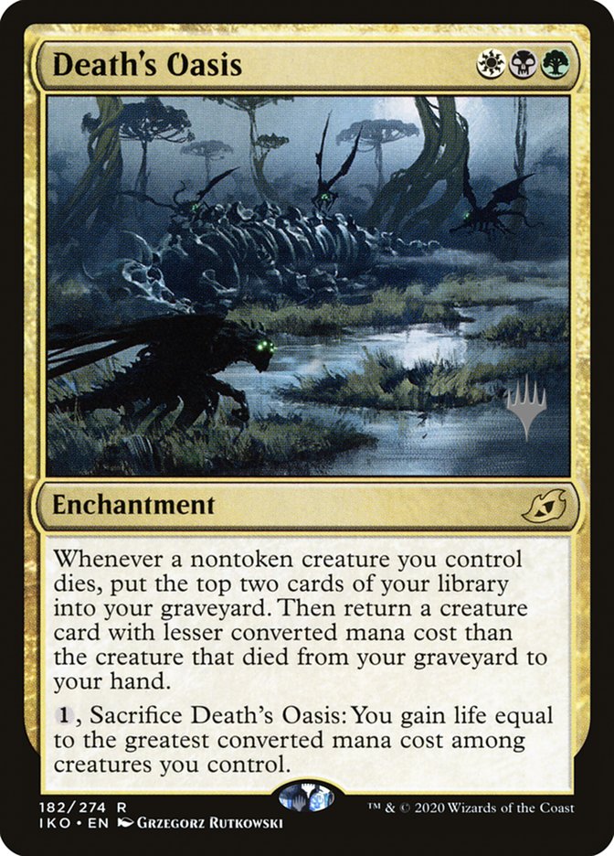 Death's Oasis (Promo Pack) [Ikoria: Lair of Behemoths Promos] | Fandemonia Ltd