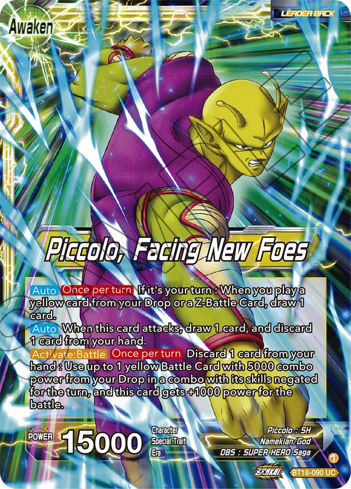 Piccolo // Piccolo, Facing New Foes (BT18-090) [Dawn of the Z-Legends] | Fandemonia Ltd