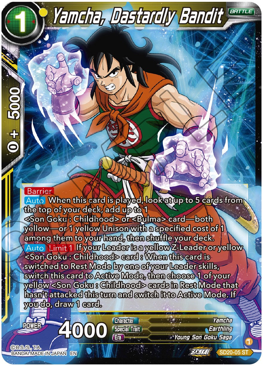 Yamcha, Dastardly Bandit (SD20-05) [Dawn of the Z-Legends] | Fandemonia Ltd