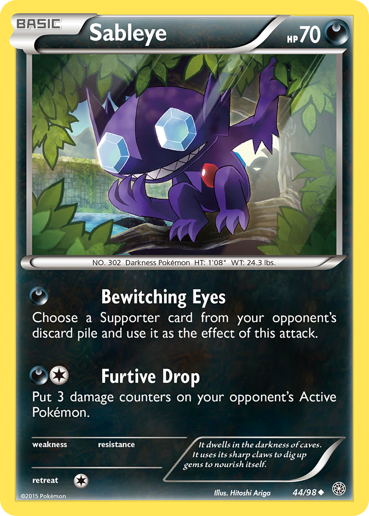 Sableye (44/98) [XY: Ancient Origins] | Fandemonia Ltd