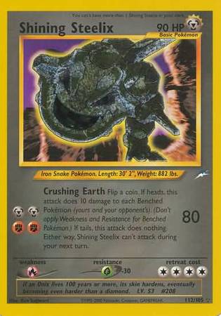 Shining Steelix (112/105) [Neo Destiny Unlimited] | Fandemonia Ltd