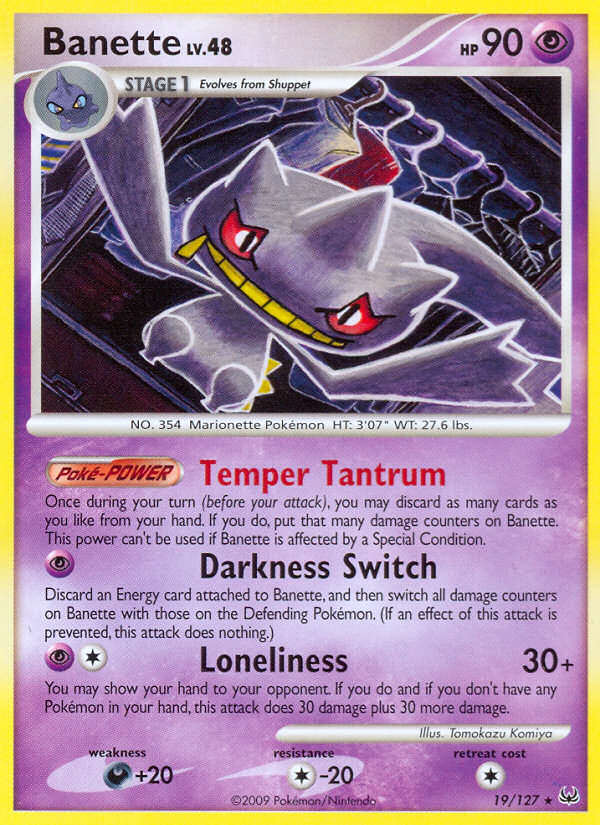 Banette (19/127) [Platinum: Base Set] | Fandemonia Ltd