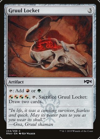 Gruul Locket [Ravnica Allegiance] | Fandemonia Ltd