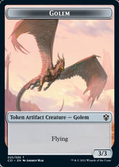 Golem (025) // Thopter Token [Commander 2021 Tokens] | Fandemonia Ltd