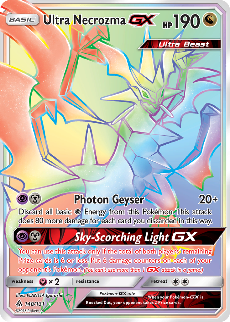 Ultra Necrozma GX (140/131) [Sun & Moon: Forbidden Light] | Fandemonia Ltd