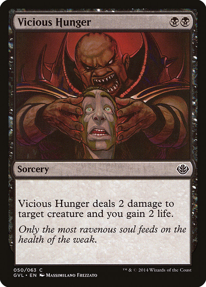 Vicious Hunger (Garruk vs. Liliana) [Duel Decks Anthology] | Fandemonia Ltd