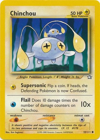 Chinchou (55/111) [Neo Genesis Unlimited] | Fandemonia Ltd