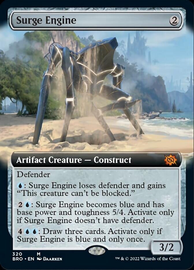 Surge Engine (Extended Art) [The Brothers' War] | Fandemonia Ltd