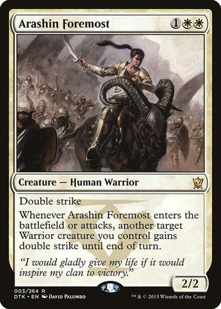 Arashin Foremost [Dragons of Tarkir] | Fandemonia Ltd