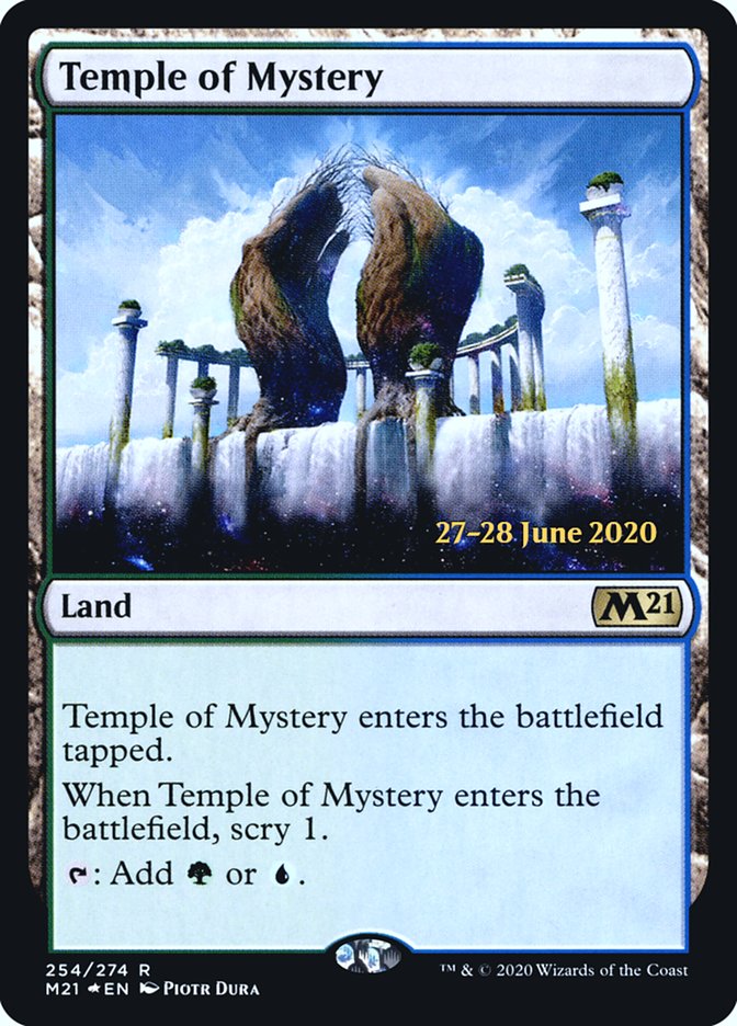 Temple of Mystery  [Core Set 2021 Prerelease Promos] | Fandemonia Ltd