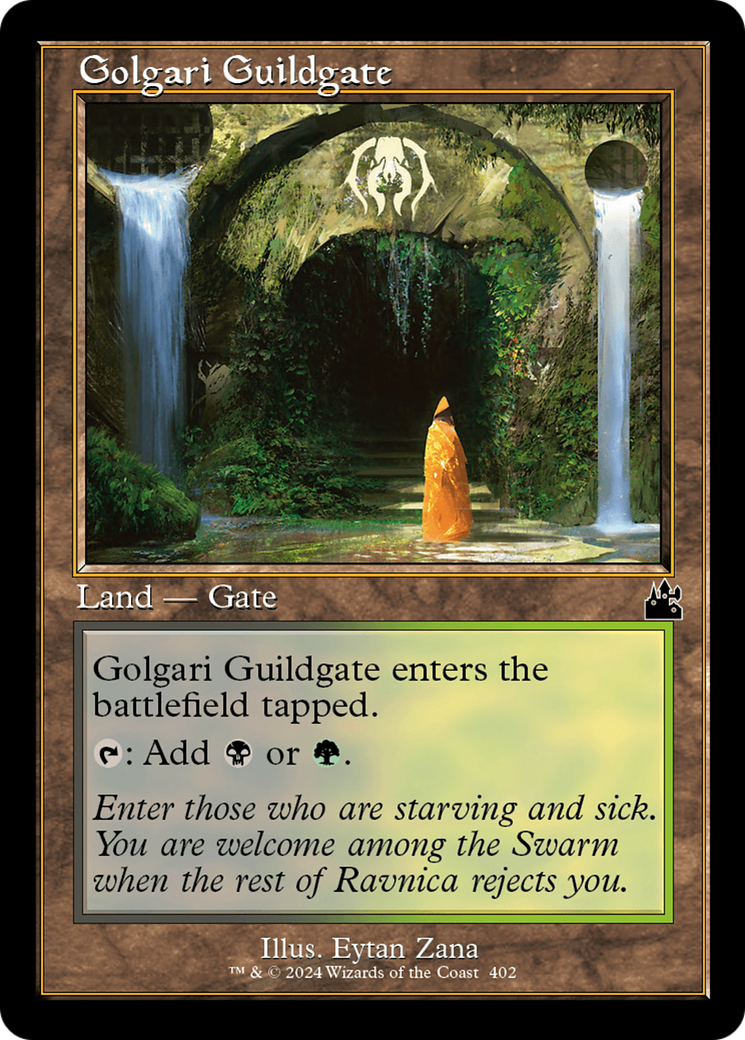 Golgari Guildgate (Retro Frame) [Ravnica Remastered] | Fandemonia Ltd