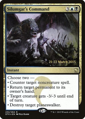 Silumgar's Command [Dragons of Tarkir Promos] | Fandemonia Ltd