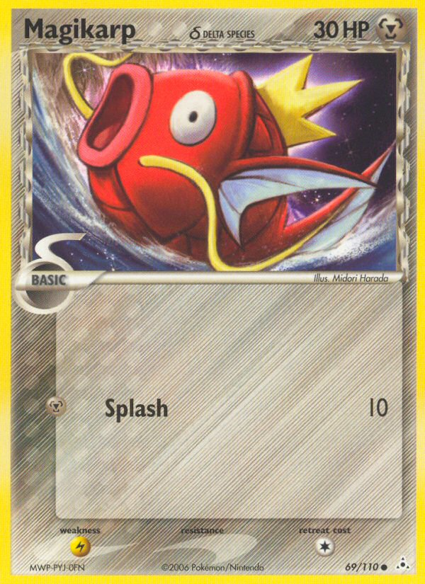 Magikarp (69/110) (Delta Species) [EX: Holon Phantoms] | Fandemonia Ltd