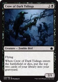 Crow of Dark Tidings [Magic Game Night 2019] | Fandemonia Ltd