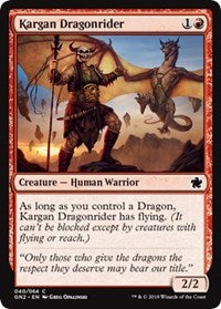 Kargan Dragonrider [Magic Game Night 2019] | Fandemonia Ltd