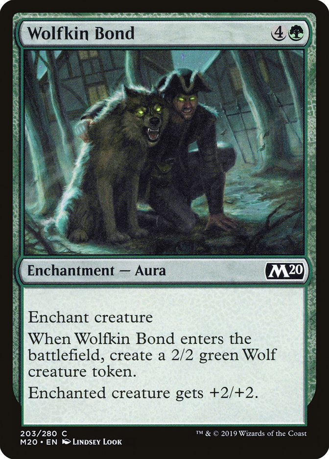 Wolfkin Bond [Core Set 2020] | Fandemonia Ltd